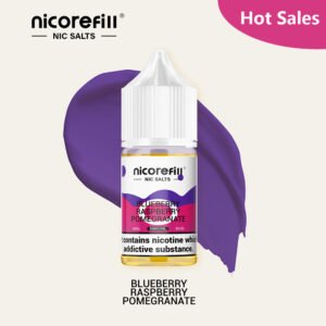 Nicorefill Blueberry Raspberry Pomegranate – 30ml 50/50 Nic Salt E-Liquid