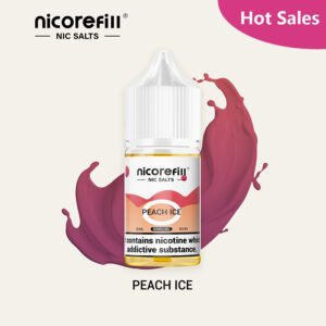 Nicorefill Peach Ice – 30ml 50/50 Nic Salt E-Liquid