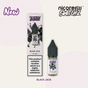 Nicorefill Black Jack - 10ml 50/50 Nic Salt E-Liquid