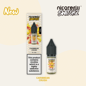 Nicorefill Caribbean Crush - 10ml 50/50 Nic Salt E-Liquid