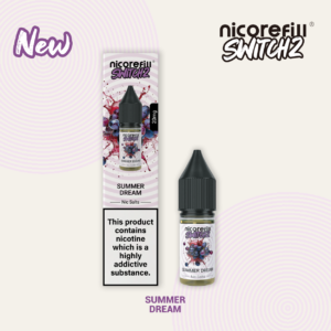 Nicorefill Summer Dream - 10ml 50/50 Nic Salt E-Liquid