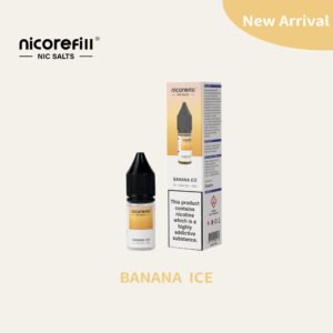 Nicorefill Banana Ice - 10ml 50/50 Nic Salt E-Liquid