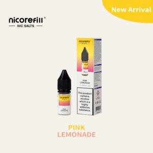 Nicorefill Pink Lemonade - 10ml 50/50 Nic Salt E-Liquid
