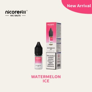 Nicorefill Watermelon Ice - 10ml 50/50 Nic Salt E-Liquid