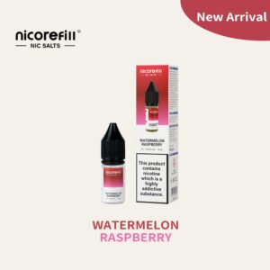 Nicorefill Watermelon Raspberry - 10ml 50/50 Nic Salt E-Liquid